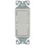 Decorator Single Pole Rocker Switch w/ Auto-Grounding - White (15A, 120/277V)