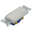 Decorator Single Pole Rocker Switch w/ Auto-Grounding - White (15A, 120/277V)