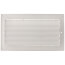 12" x 6" (Wall Opening Size) White Commercial Supply Register (821 Series)