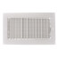 12" x 6" (Wall Opening Size) White Commercial Supply Register (821 Series)