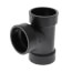 3" x 3" x 2" Hub ABS DWV Sanitary Tee