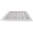 12" x 10" (Wall Opening Size) White Commercial Supply Register (821 Series)