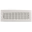14" x 4" (Wall Opening Size) White Commercial Supply Register (821 Series)