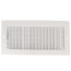 14" x 6" (Wall Opening Size) White Commercial Supply Register (821 Series)