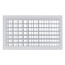 16" x 8" (Wall Opening Size) White Commercial Supply Register (821 Series)