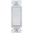 Decorator 3-Way Rocker Switch w/ Auto-Grounding - White (15A, 120/277V)