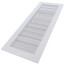 18" x 6" (Wall Opening Size) White Commercial Supply Register (821 Series)