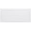 20" x 8" (Wall Opening Size) White Commercial Supply Register (821 Series)