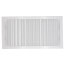 24" x 12" (Wall Opening Size) White Commercial Supply Register (821 Series)