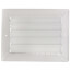14" x 4" (Wall Opening Size) White Commercial Supply Register (831 Series)