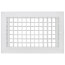 10" x 6" 92HVO Steel Double Deflection Register, No Damper