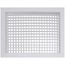 16" x 12" 92HVO Steel Double Deflection Register, No Damper