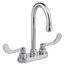 Monterrey 4" Centerset Gooseneck Faucet w/ Wrist Blade Handles 1.5 gpm/5.7 Lpm w/ Limited Swivel (Chrome), 7545170.002