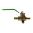 1/2" PEX Ball Valve w/ Waste Drain & Drop Ear Elbow (Lead-Free)