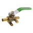 1/2" PEX Ball Valve w/ Waste Drain & Drop Ear Elbow (Lead-Free)