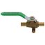 1/2" PEX Ball Valve w/ Waste Drain & Drop Ear Elbow (Lead-Free)