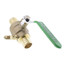 1" PEX Ball Valve w/ Waste Drain & Drop Ear Elbow (Lead Free), 754PXDE05LF