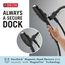 6-Setting Suredock Magnetic Hand Shower (Matte Black), 75613BL