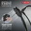6-Setting Suredock Magnetic Hand Shower (Matte Black), 75613BL