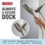 6-Setting Suredock Magnetic Hand Shower (Satin Nickel), 75613SN