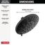 4 Setting Shower Head (Matte Black), 75617BL