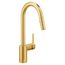 Align Brushed Gold 1 Handle Pulldown Kitchen Faucet, Motionsense And Voice Control, 7565EVBG