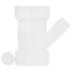 White PVC Appliance Wye, 1-1/2" x 1-1/2" x 3/4" (HxHxBarb)