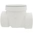 3" PVC Backwater Valve w/ Sewer Hub