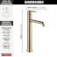 Trinsic Single Handle Vessel Bathroom Faucet (Champagne Bronze), 759-CZ-DST