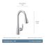 Arbor 1 Handle Pulldown Kitchen Faucet, 1.5 GPM, 7594EVC (Chrome)