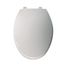 Elongated Hospitality Plastic Toilet Seat, STA-TITE (White)