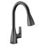 Slate Matte Black 1 Handle High Arc Pulldown Kitchen Faucet, 76162BL