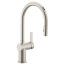 Cia Smart Spot Resist Single Handle High Arc Pulldown Kitchen Faucet (Stainless Steel), 7622EVSRS