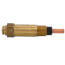 3/4" NPT Brass Immersion Well, 3-1/2" Insulation Depth, 1-5/8" Insertion Depth