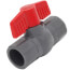 3/4" 770G PVC Sch. 80 Ball Valve w/ Solvent Ends (Gray)