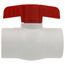 1-1/4" 770N SCH 40 Economy PVC Ball Valve - Solvent Ends