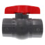 2" 770G PVC Sch. 80 Ball Valve w/ Solvent Ends (Gray)
