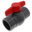 2" 770G PVC Sch. 80 Ball Valve w/ Solvent Ends (Gray)