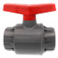 2-1/2" 770G SCH 80 PVC Ball Valve w/ Solvent Ends (Gray)