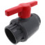 4" 770G SCH 80 Gray PVC Ball Valve (Solvent)