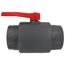 6" 770N SCH 80 Economy PVC Ball Valve - Solvent Ends
