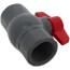 1-1/2" 770G SCH 80 Gray PVC Ball Valve (Threaded)