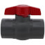 1-1/2" 770G SCH 80 Gray PVC Ball Valve (Threaded)