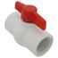 1-1/2" 770N SCH 40 Economy PVC Ball Valve - Threaded Ends