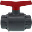 2-1/2" 770G SCH 80 PVC Ball Valve w/ Threaded Ends (Gray)