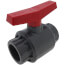 2-1/2" 770G SCH 80 PVC Ball Valve w/ Threaded Ends (Gray)