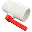 2-1/2" 770N SCH 40 Economy PVC Ball Valve - Threaded Ends