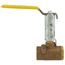 3/8" FNPT Full Port 2-Piece Ball Valve w/ Mounting Pad, Stainless Steel Ball & 2-1/4" Stem
