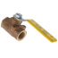 1/2" Bronze Full Port Threaded Ball Valve w/ Stainless Steel Ball & Stem