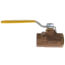 1/2" Bronze Full Port Threaded Ball Valve w/ Stainless Steel Ball & Stem